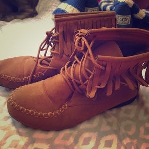 Fringe Moccasins (sold on merc )